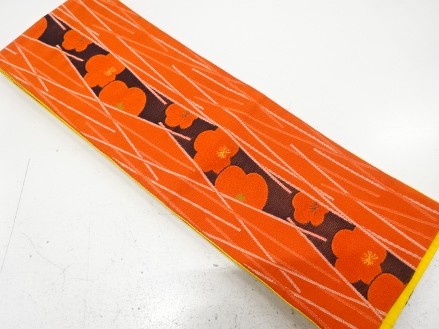 JAPANESE HANHABA OBI / WOVEN UME